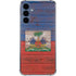 Haiti Flag Dark Wood Galaxy A35 5G Clear Case